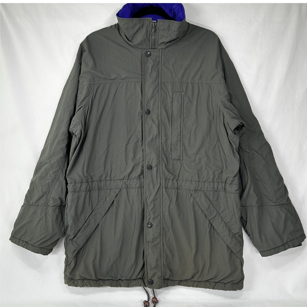 Eddie Bauer Vintage Gore-Tex Outfitter Jacket Gray Blue Pink M